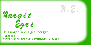 margit egri business card